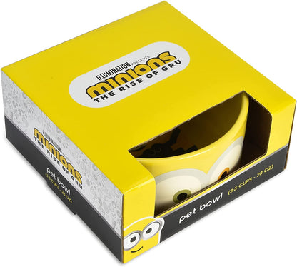 Bob Ceramic Dog Food or Water Bowl, 6" or 3.5 Cups | Gifts for  Fans and Their Pets | Officially Licensed Pet Product from Universal Studios